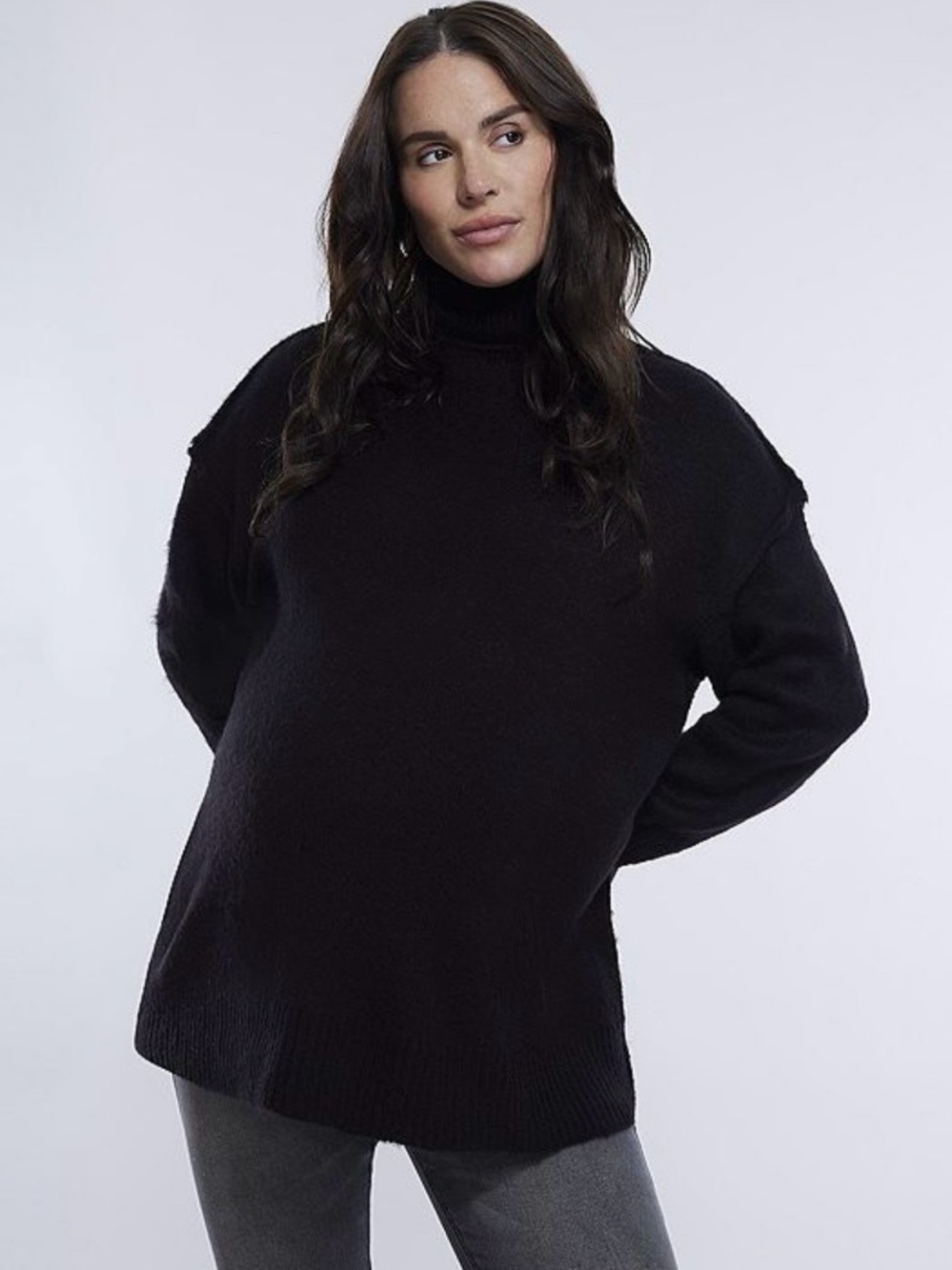 NEW…Motherhood Maternity Mockneck Sweater
